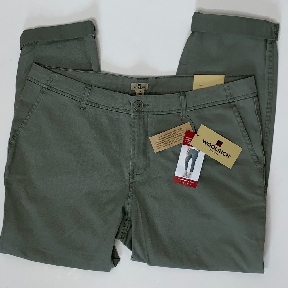 Woolrich Sunday Chino Pant Size 10 NWT